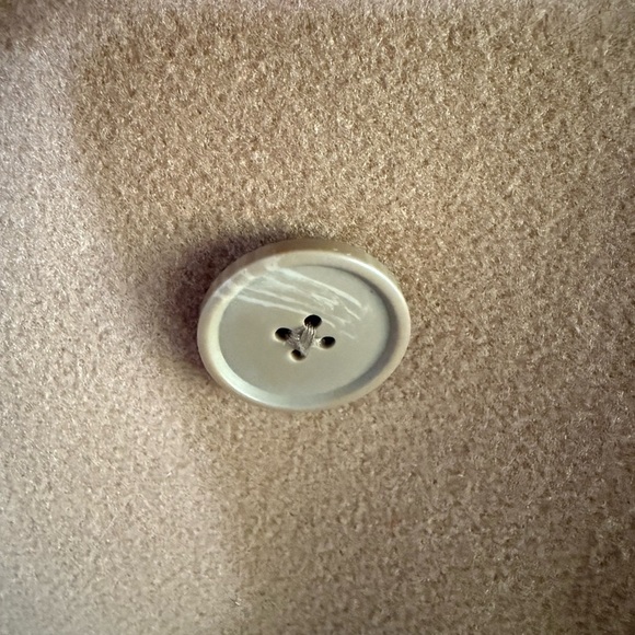 Old Navy Men's Double-Breasted Tan Pea Coat - Picture 4 of 9